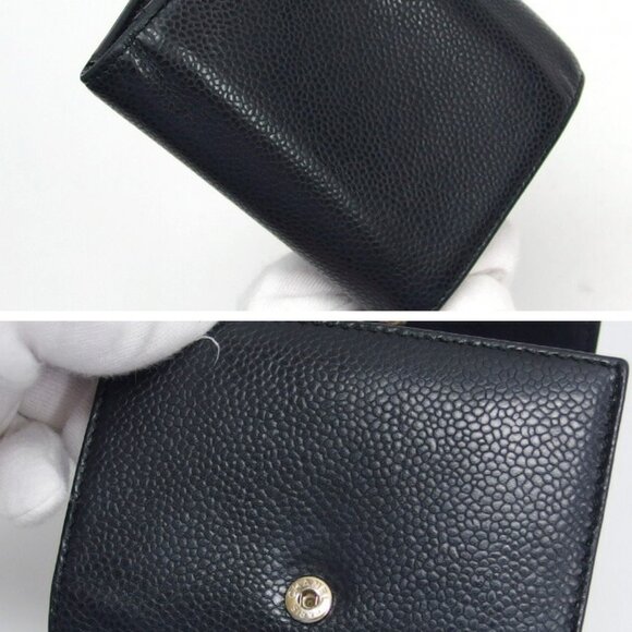 CHANEL Black Caviar Leather Wallet - Picture 8 of 11